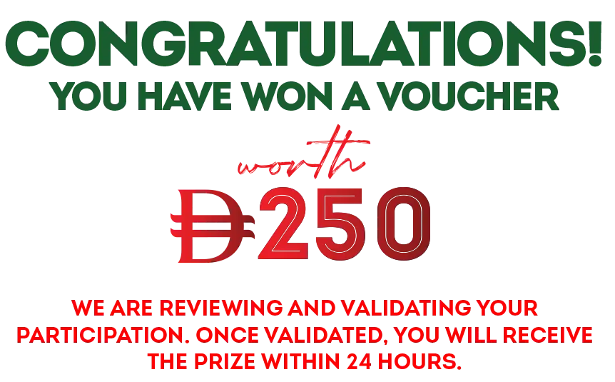 Congratulations - AED 250 Voucher