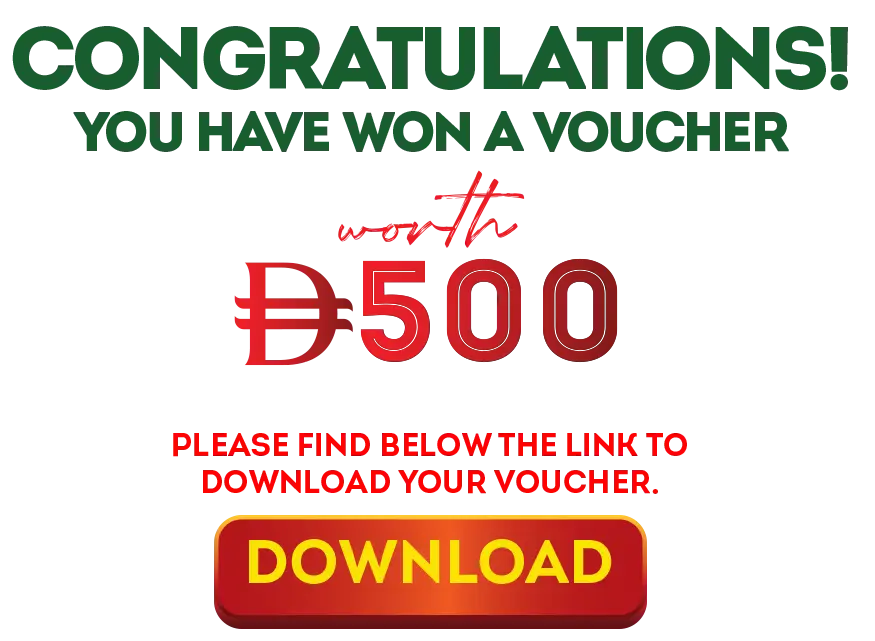 Congratulations - AED 500 Voucher